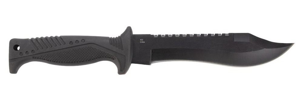 Sog Specialty Knives Pinnacle Bowie Fixed Knife 7-1/2in Clip Point Blade Bl view 6