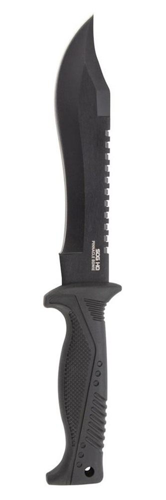 Sog Specialty Knives Pinnacle Bowie Fixed Knife 7-1/2in Clip Point Blade Bl view 7