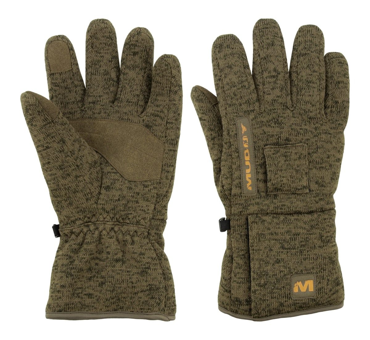 Muddy Outdoors Men's Nucleus Heated Midweight Gloves Brown Clay Medium