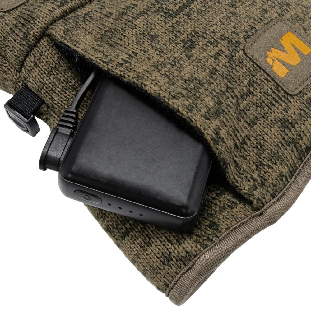 Muddy Outdoors Men's Nucleus Heated Midweight Gloves Brown Clay Medium view 2