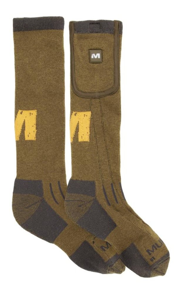 Muddy Outdoors Men's Nucleus Heated Socks Brown Clay Medium/Large view 3