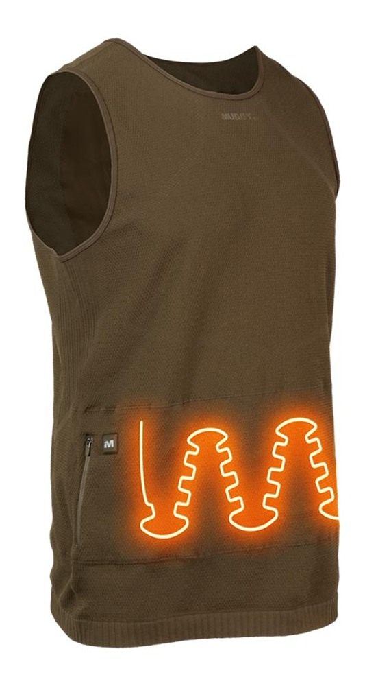 Gsm Muddy Nucleus Heated Hunting Vest Brown Clay 3XL view 2