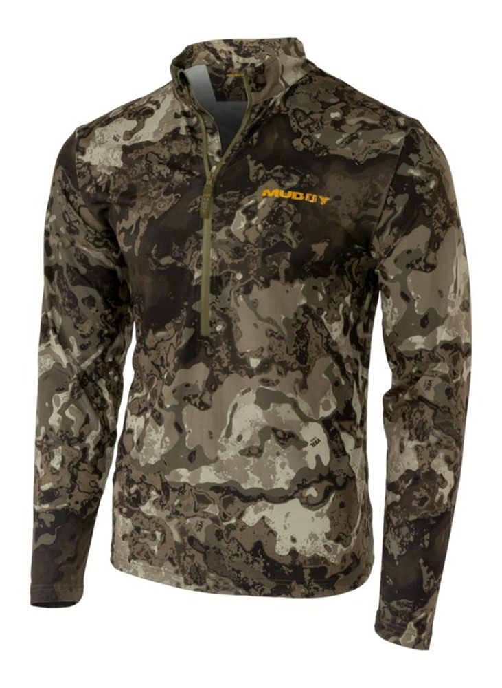 Gsm Muddy TR Lightweight Quarter Zip Long Sleeve Shirt Veil Canyon Grey S