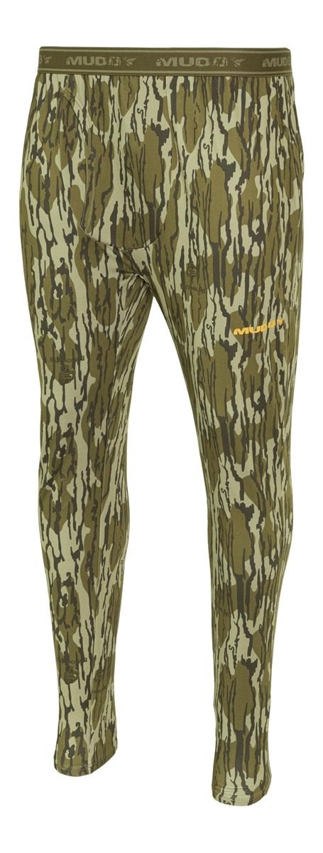 Muddy Outdoors Men's Base Layer Bottom/Mossy Oak Bottomland/Large