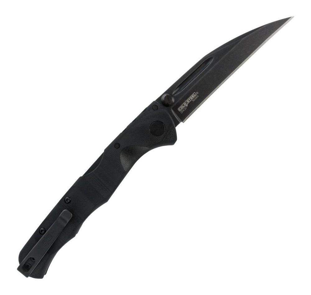 Cold Steel Frenzy II Folding Knife 3-1/2in Sheepsfoot Blade Blackout