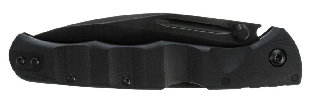 Cold Steel Frenzy II Folding Knife 3-1/2in Sheepsfoot Blade Blackout view 5