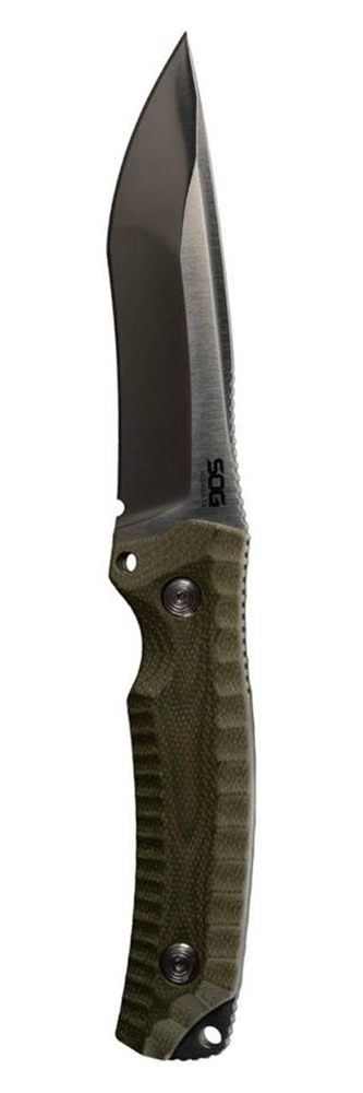 Sog Specialty Knives Hidaka FX Fixed Knife 4/5in Drop Point Blade Green Box view 2