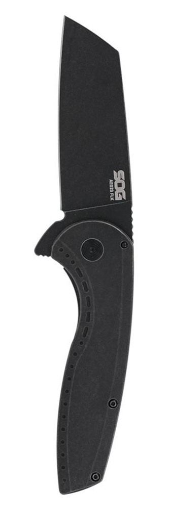 SOG Knives Tools Aegis FLK 2.0 Folding Knife 3-1/4in Wharncliffe Blade Blac view 4