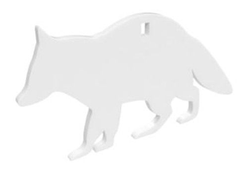 Birchwood Casey AR500 3/8in Silhouette / 1-Hole/Racoon view 2