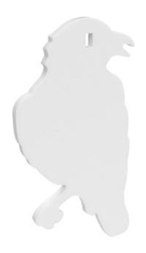 Birchwood Casey AR500 3/8in Silhouette / 1-Hole/Crow view 2