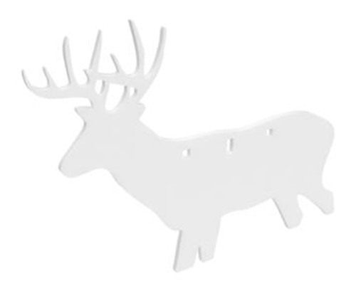 Birchwood Casey AR500 3/8in Silhouette / 3-Hole/Deer view 2