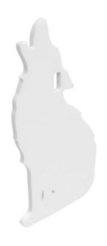 Birchwood Casey AR500 3/8in Silhouette / 1-Hole/Howling Coyote view 2