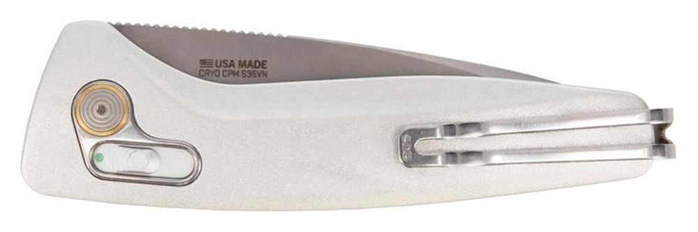Sog Specialty Knives One-Zero AU Folding Knife 3-1/10 Drop Point Blade Silv view 4