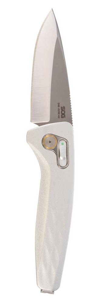 Sog Specialty Knives One-Zero AU Folding Knife 3-1/10 Drop Point Blade Silv view 5
