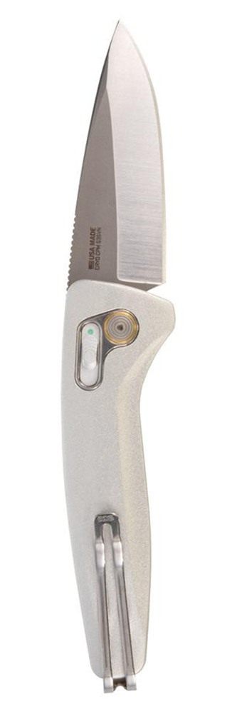 Sog Specialty Knives One-Zero AU Folding Knife 3-1/10 Drop Point Blade Silv view 6