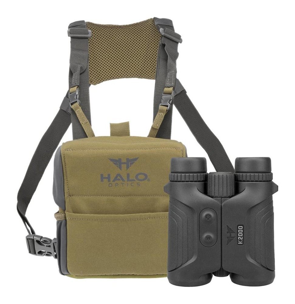 Halo K2000 10x42 Binoculars Lrf W/ Laser Rangefinder view 2