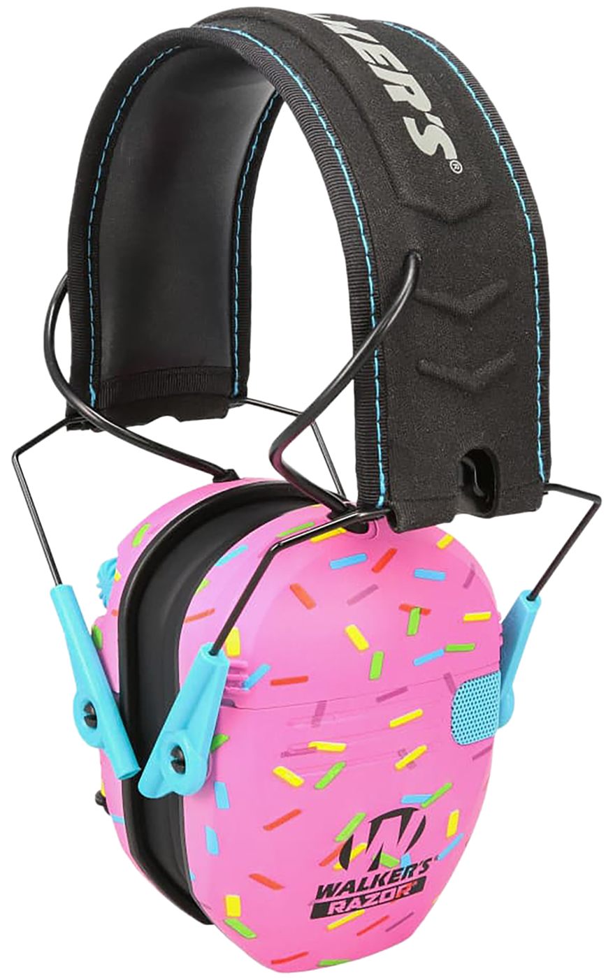 Walker's Gwprsemsprnkp Razor Slim Electronic Muff 23 dB Over the Head Pink