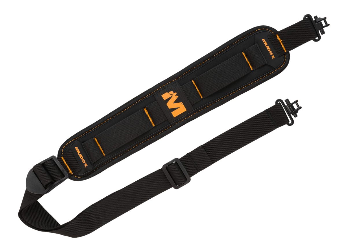 GSM Outdoors Muddy MUDOVRLSLBLK Overlander Flexible Sling Black Neoprene Ad