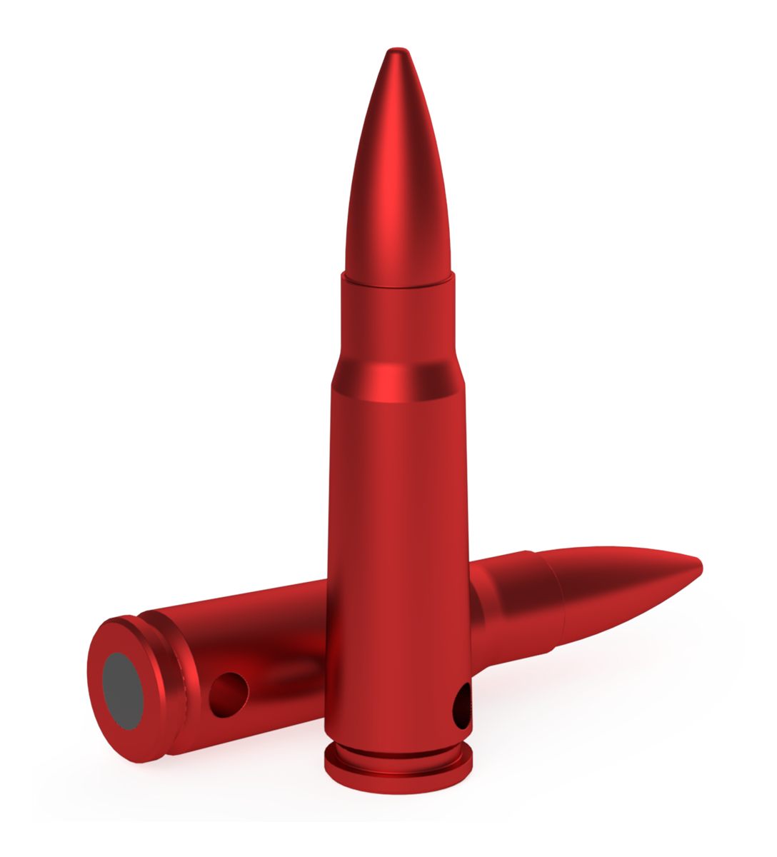 Birchwood Casey BC-DCTR-762 Duracap Training Rounds 7.62X39 Aluminum 4PK