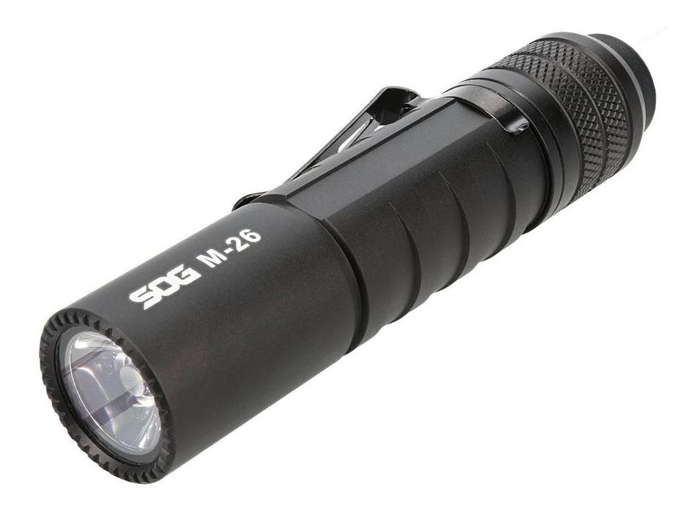 SOG Knives M-26 Flashlight 1300 Lumens Black view 2
