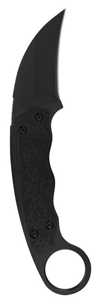 Sog Specialty Knives Gambit Blackout Fixed Knife 2-3/5in Sheepsfoot Blade view 3