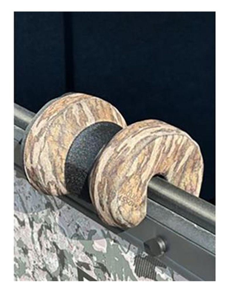 Gsm Muddy Box Blind Shooting Rest Mossy Oak Bottomland view 2