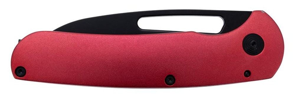Sog Specialty Knives Escape FL Folding Knife 3in Sheepsfoot Blade Red Black view 4