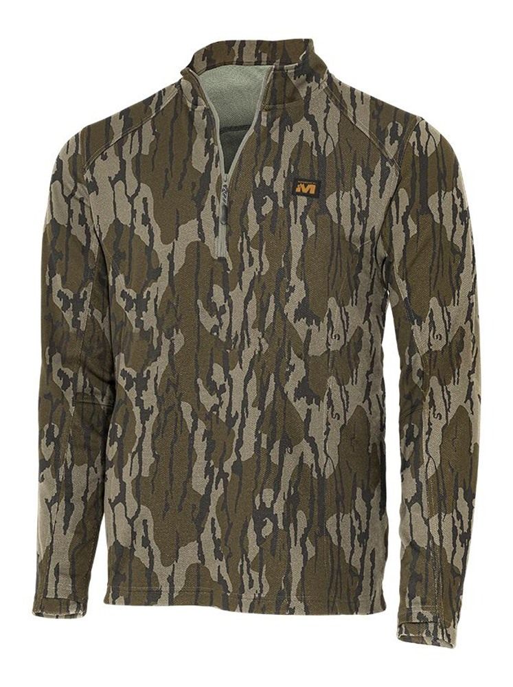 Gsm Muddy DV8 Quest Midweight Quarter Zip Sweatshirt Mossy Oak Bottomland M