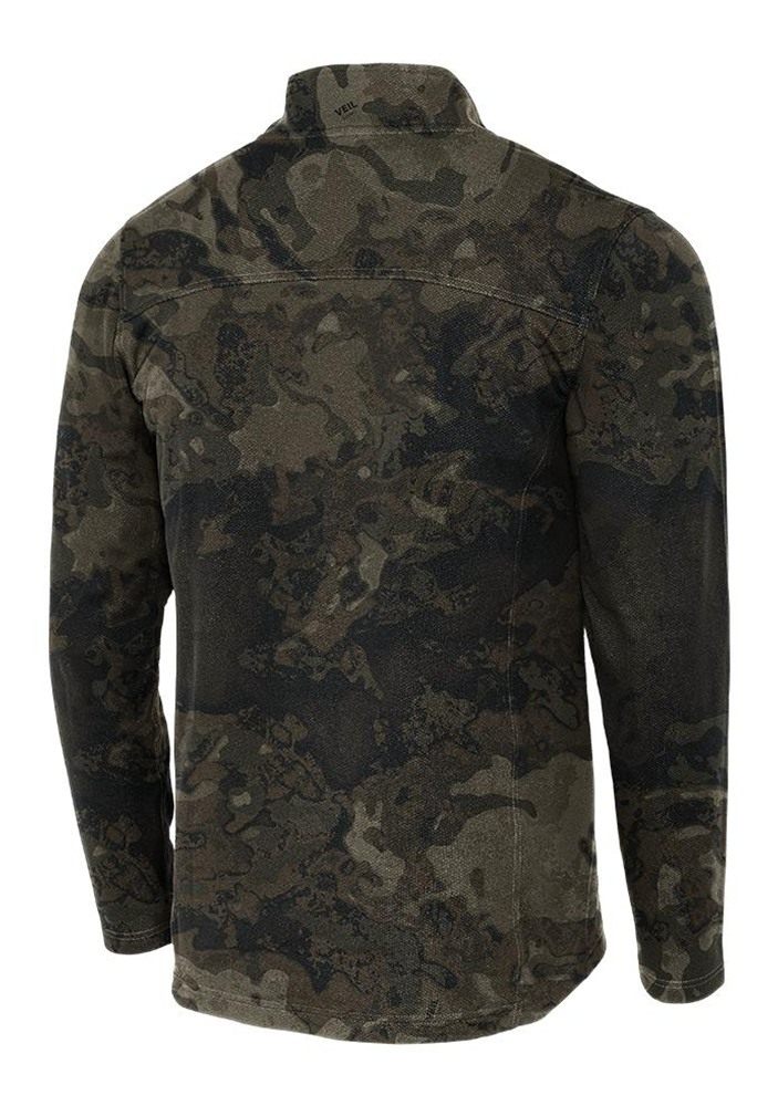 Gsm Muddy DV8 Quest Midweight Quarter Zip Sweatshirt Veil Canyon Grey XL