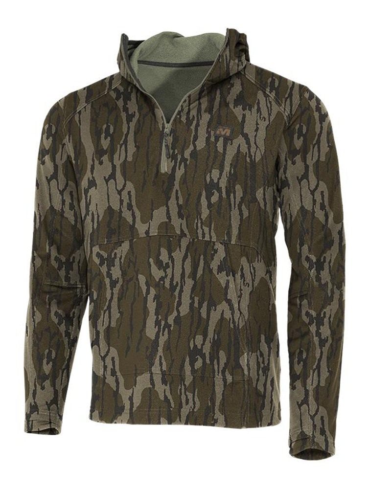 Gsm Muddy DV8 Quest Midweight Quarter Zip Hoodie Mossy Oak Bottomland 2XL view 2