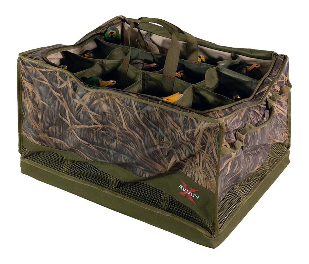 Avian X Floating Slotted Decoy Bag 12 Slots Mossy Oak Original Shadow Grass
