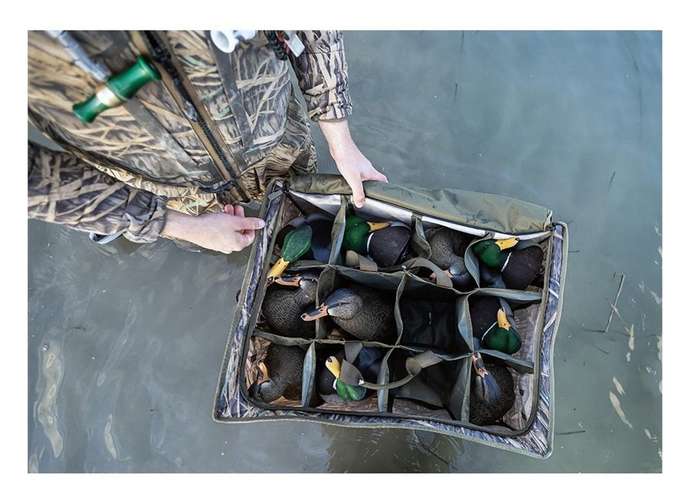 Avian X Floating Slotted Decoy Bag 12 Slots Mossy Oak Original Shadow Grass view 4