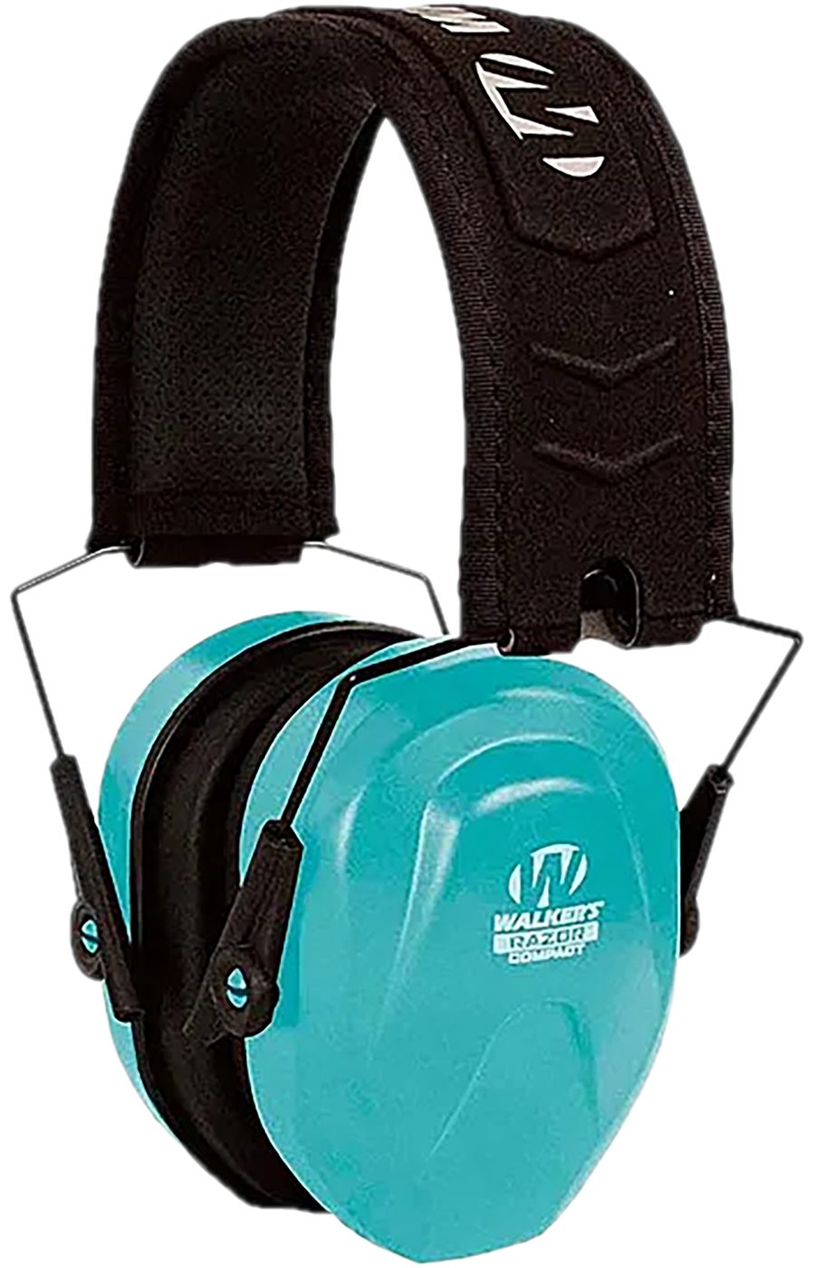 Walker's GWPCRSEMTL Razor Compact Electronic Muff 23 dB Over the Head Teal