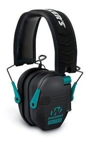 Walker's GWPCRSEMTL Razor Compact Electronic Muff 23 dB Over the Head Teal view 3