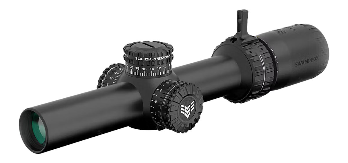 10 Ring Swampfox Arrowhead Lpvo Series Rifle Scope - 1-8x24 30mm SFP Red Gu