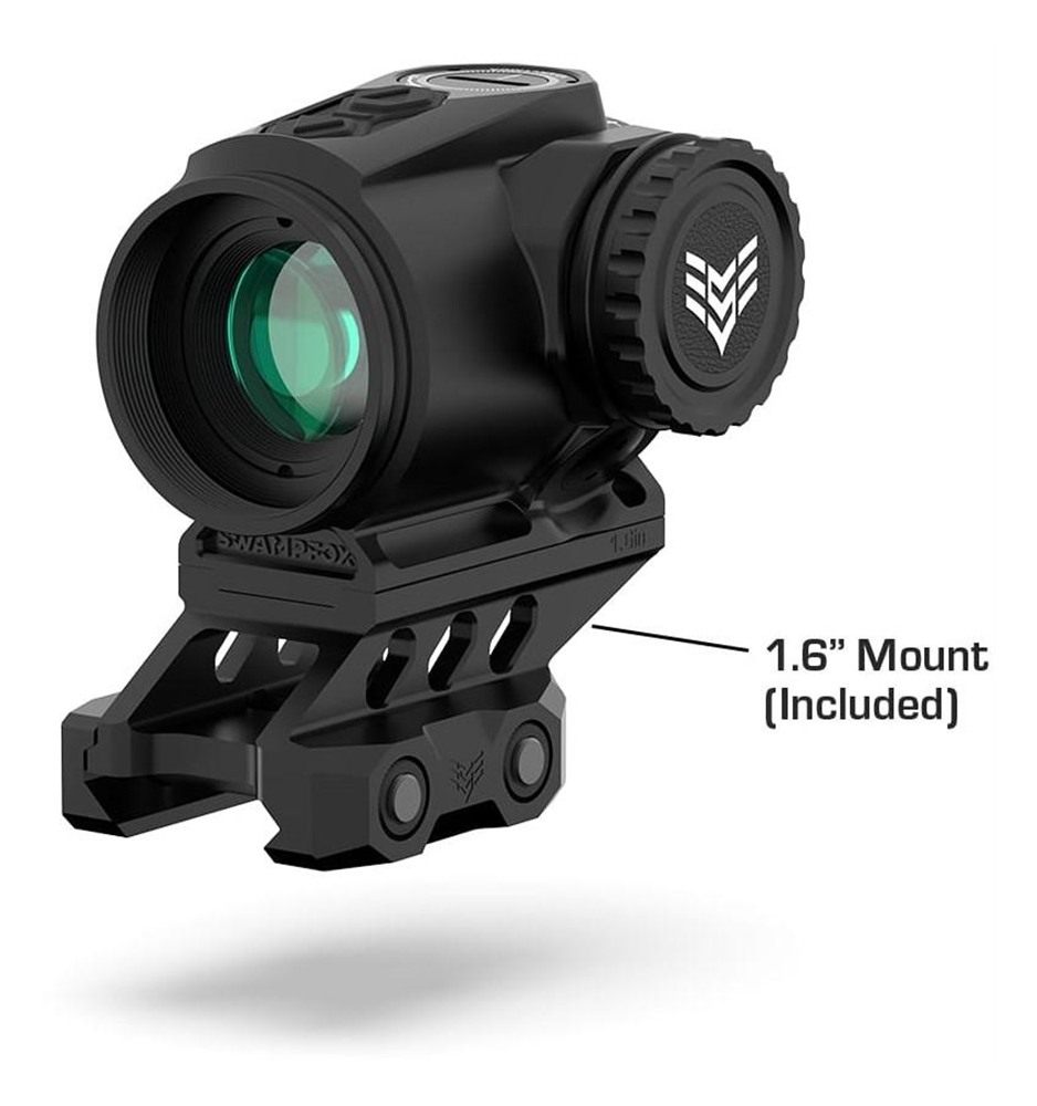 10 Ring Swampfox Optics RMPS120RB Raider Micro Prism Black 1x 20mm Tube 6 M view 2