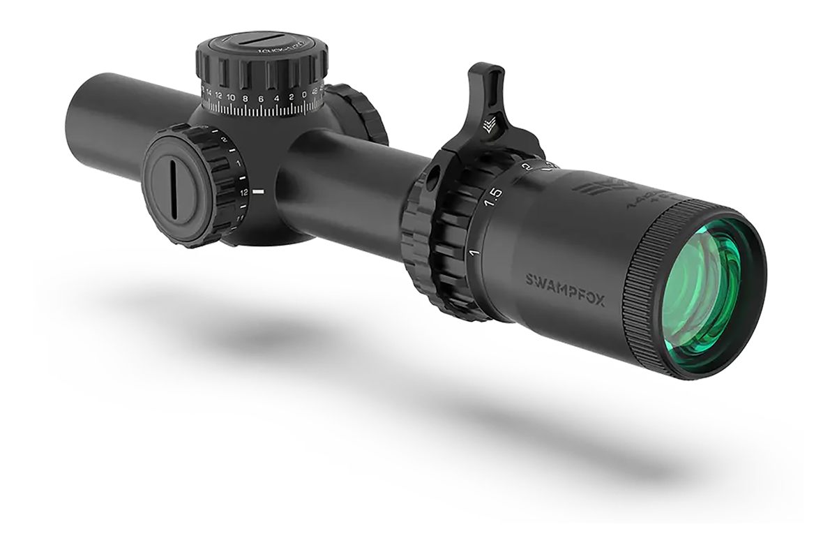 10 Ring Swampfox Optics THK16241GF Tomahawk II Black 1-6x 24mm 30mm Tube Br
