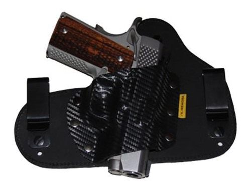 Tagua Gunleather RE-KDC-1000 Kydex Dual Clip Holster for S W M P, Black, Ri view 2