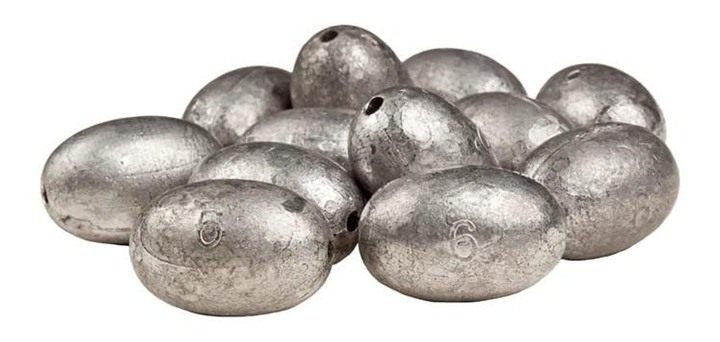 Rig Em Waterfowl Egg Weights for Custom or Texas Style Decoy Anchors (6-oz