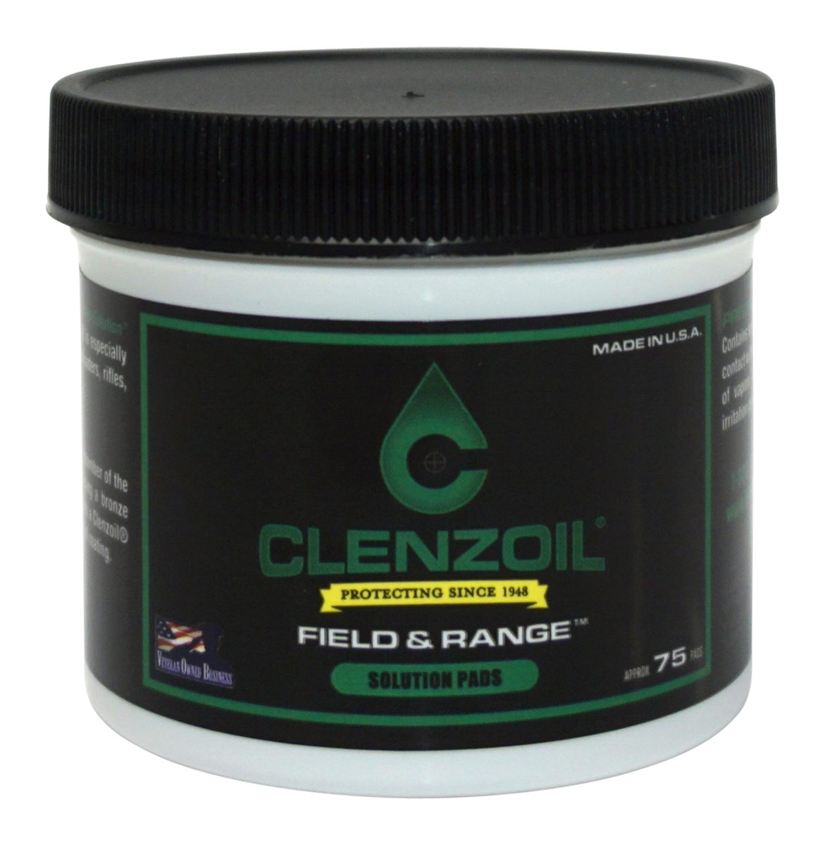 Clenzoil 2014 Field Range Patch Kit .50 Cal/12 Gauge Cotton Wipes 75 Per Pk