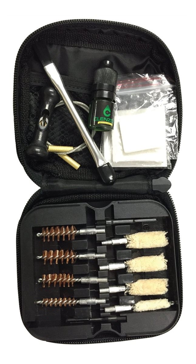 Clenzoil Field and Range Multi-Caliber Pistol Cleaning Kit with .25 oz Solu