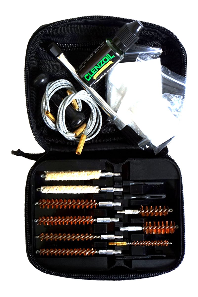 Clenzoil Field and Range Multi-Caliber Rifle Cleaning Kit with .25 oz Solut view 2