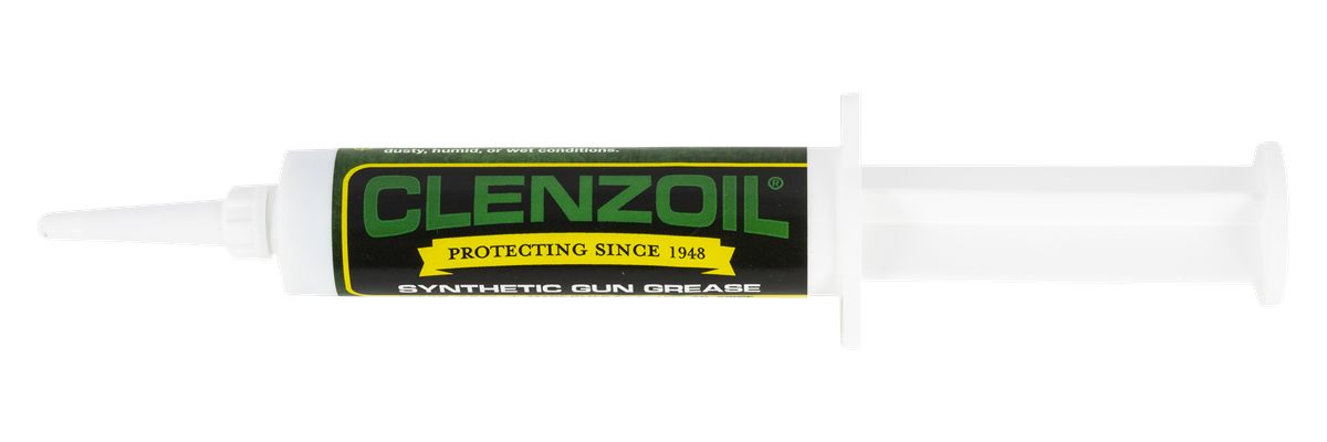 Clenzoil Synthetic Grease Syringe - for All Types of Firearms Guns - - Use