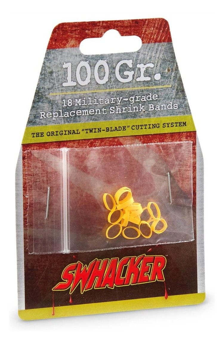 Swhacker C'Mere Deer Bands (18-Pack), 100-Grain,Yellow