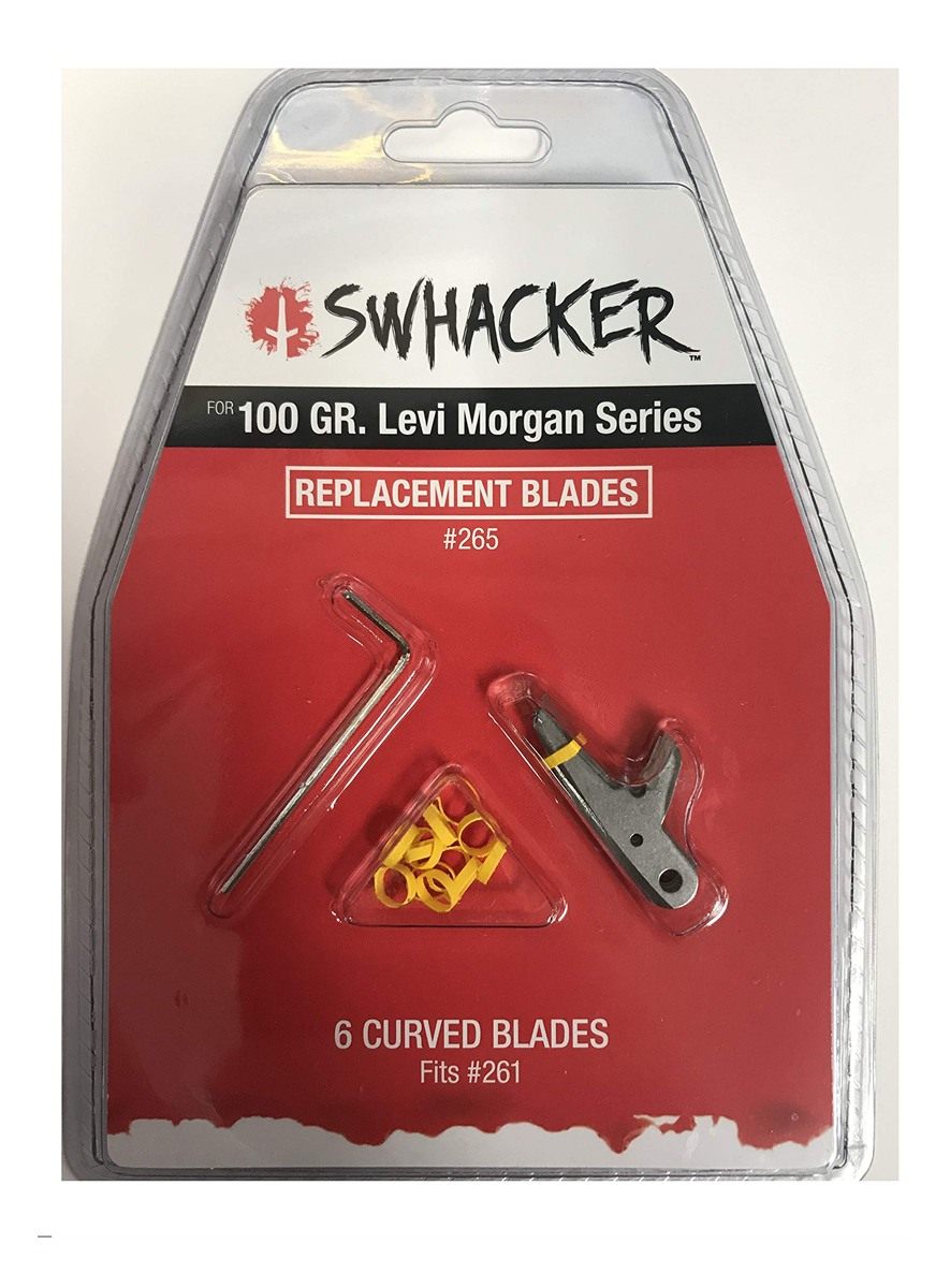 Swhacker Levi Morgan Series Replacement Blades 2 in. 100 gr. 6 pk.,Silver