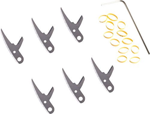 Swhacker Levi Morgan Series Replacement Blades 2 in. 100 gr. 6 pk.,Silver view 2