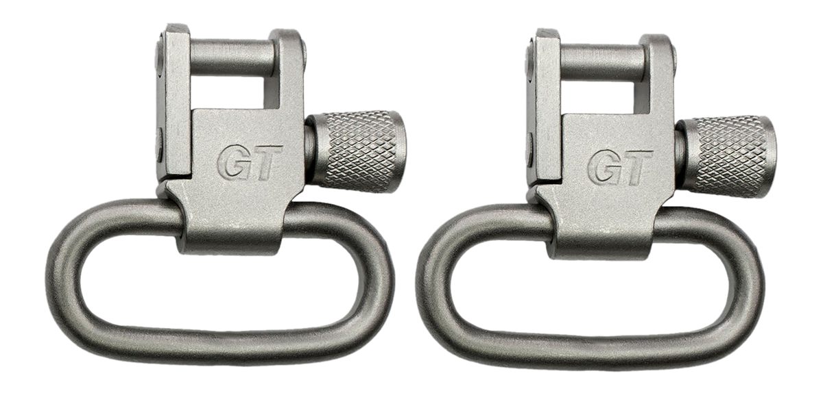 GrovTec Pair 1 Locking Swivels-Nickel plated