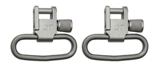 Grovtec Us 1.25in Locking Swivel Set Silver 2/ct
