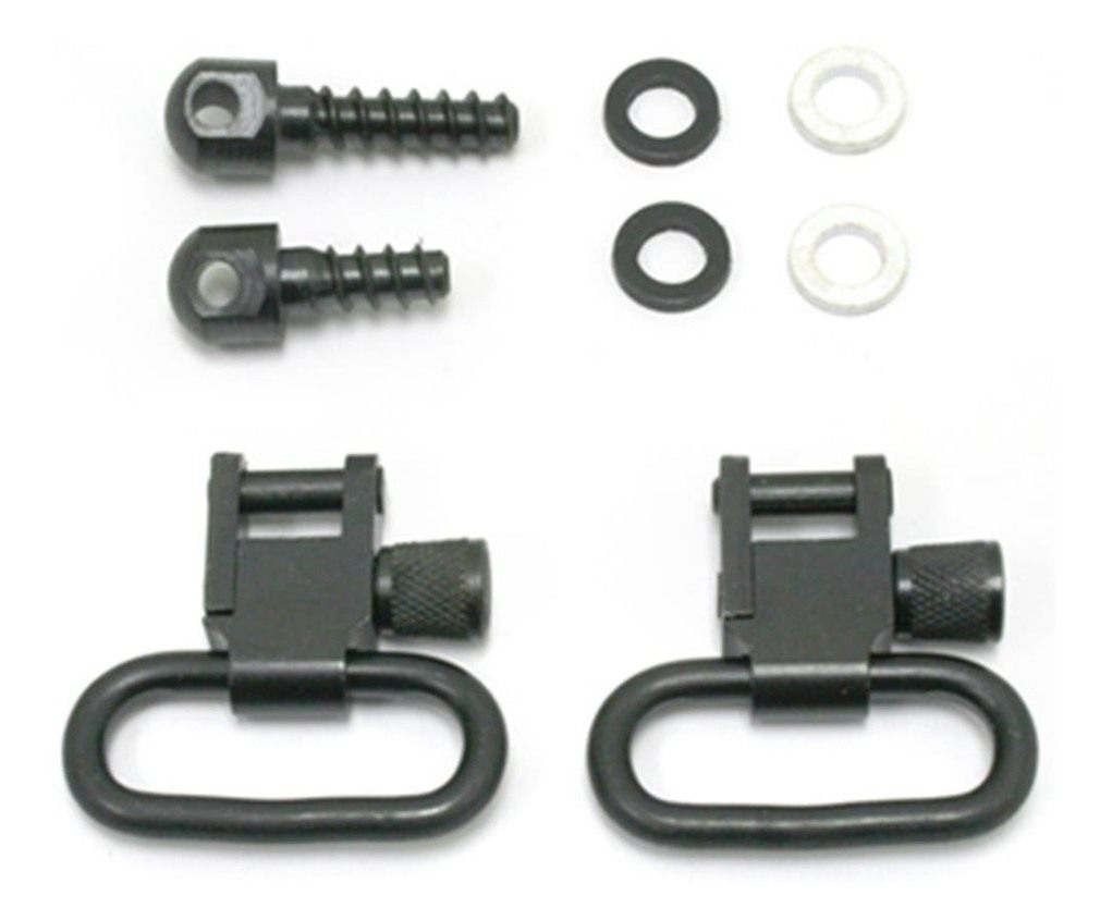 GrovTec Swivel Set, Wood Screws, Fits Bolt-Action Rifles, 1 Loops, Black Ox view 2