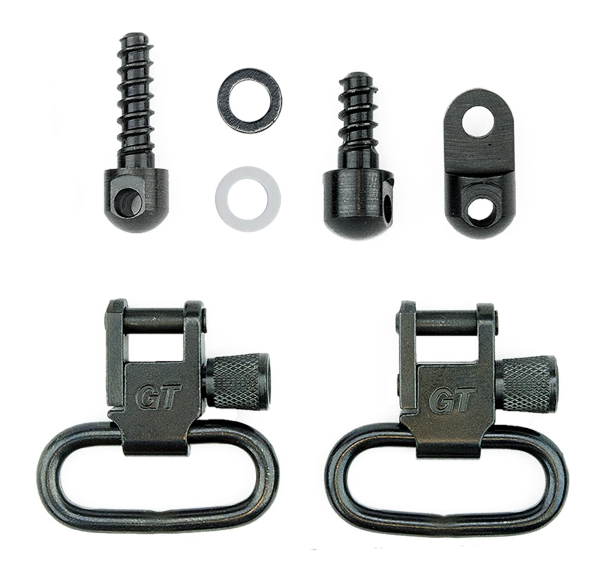 Grovtec Us Ruger Carbines Auto and Single Locking Swivel Sets 1in Black